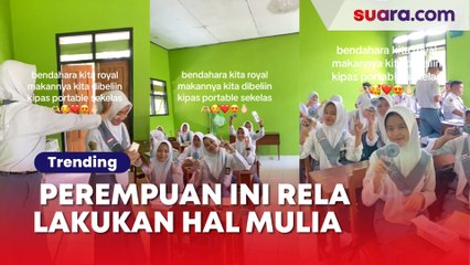 Respect! Diduga Khawatir Teman-Temannya Kepanasan, Perempuan Ini Rela Lakukan Hal Mulia: Emang Boleh Se-Royal Ini?