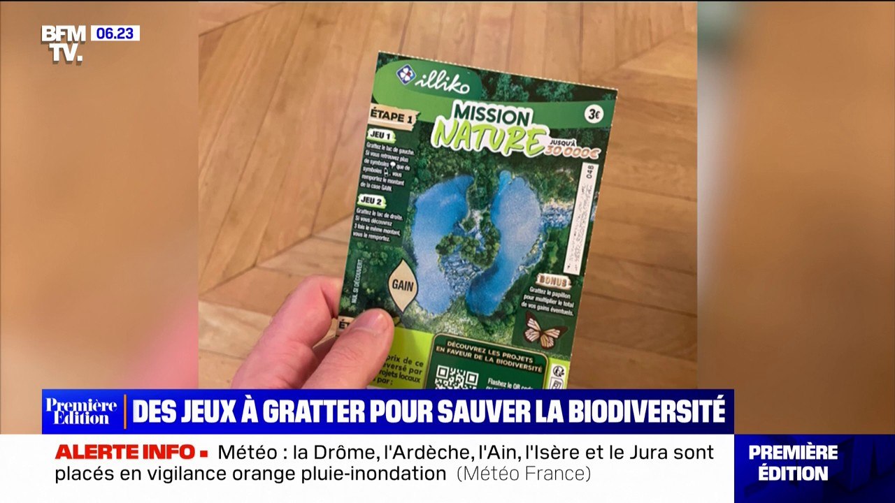 Loto de la biodiversité : le nouveau jeu à gratter « Mission nature »  disponible dès ce lundi - France-Monde