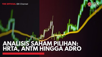 Analisis Saham Pilihan: HRTA, ANTM Hingga ADRO