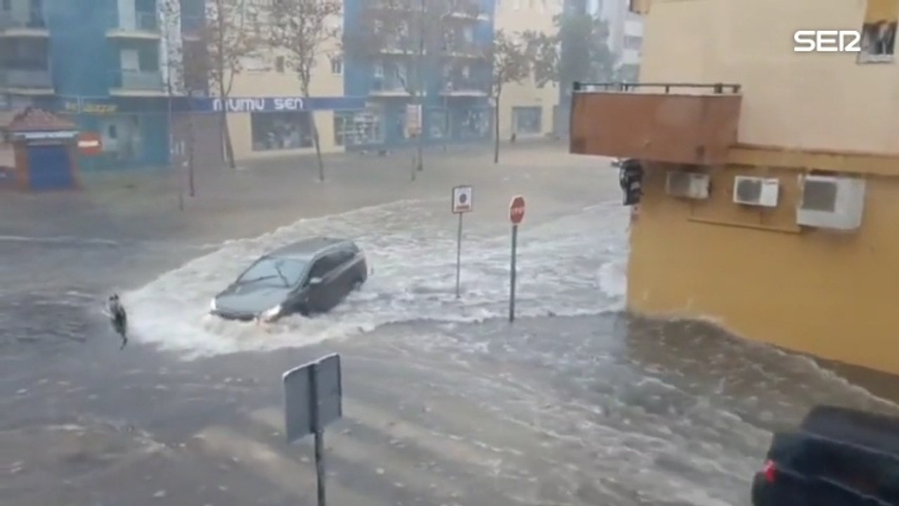 Bernard deja un muerto y numerosos destrozos en Andalucía