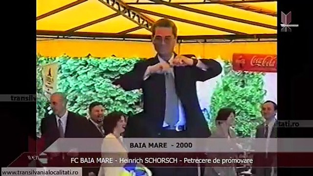 BAIA MARE (2000) - FC BAIA MARE - Heinrich SCHORSCH - Petrecere de promovare