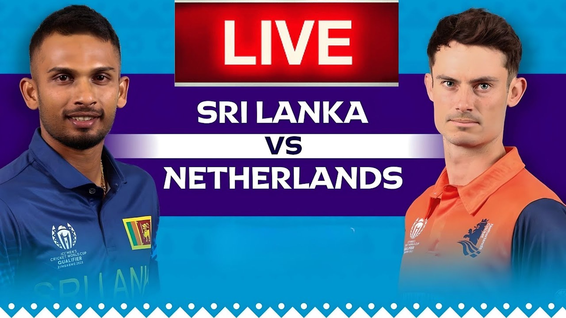 Netherlands vs Sri Lanka ICC World Cup Qualifier 2023, Highlights: SL Win  By 21 Runs