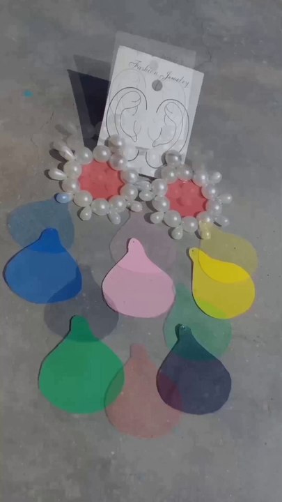 Part 2 _Color changing Earrings #creativefatimaakram #shorts #viral