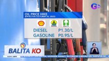 Presyo ng oil products, tataas na uli bukas | BK