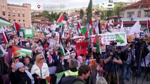 تصاویری از سارایوو؛ ساکنان پایتخت بوسنی و هرزگوین در حمایت از فلسطینی‌ها تظاهرات کردند