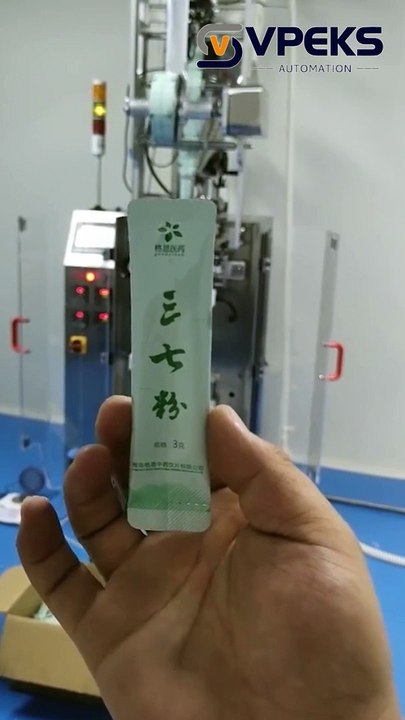 VPEKS Automation Single row round corner 3g bag powder packing machine