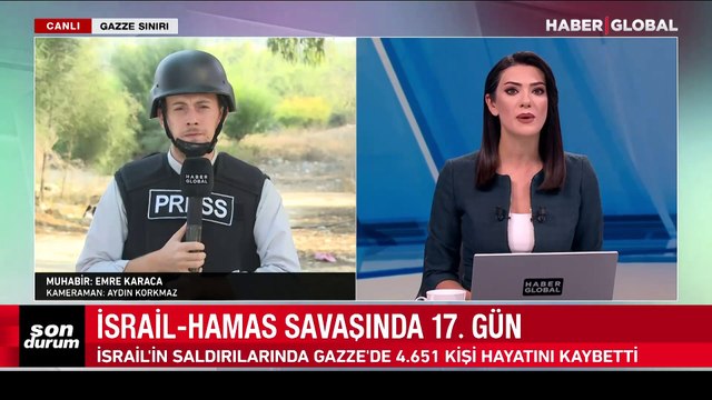 İsrail-Hamas savaşında 17. gün: Kudüs Hastanesi çevresi vuruldu