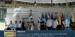 Cumbre migratoria en México reunió representaciones de 12 países americanos