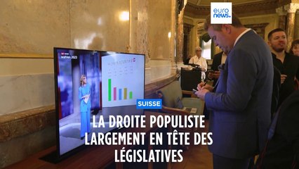 Suisse: la droite populiste largement en tête des législatives