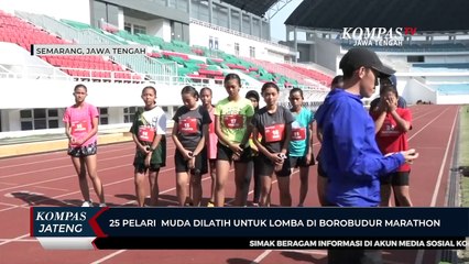 25 Pelari Muda Dilatih Untuk Lomba di Borobudur Marathon