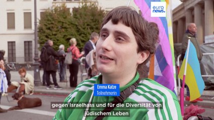 Berlin, Paris, Wien... Menschen gehen für Israel und Palästinenser auf die Straße