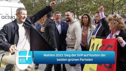 Télécharger la video: Wahlen 2023: Sieg der SVP auf Kosten der beiden grünen Parteien