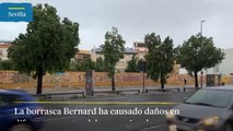 Los estragos de la borrasca 'Bernard'