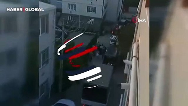 Çevredekileri düşünmediler, gelin almaya gelir gelmez silahlarına sarıldılar