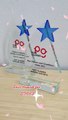Ready Stock Crystal Plaques with YTT Trophy Supplier Malaysia