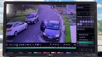 Vídeo mostra empresário ao chegar em casa após atropelar e matar PM