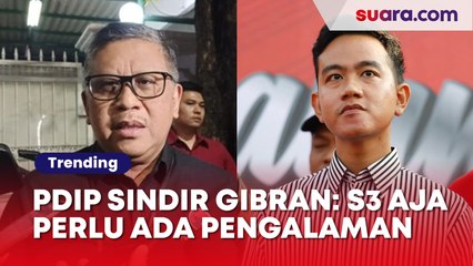 PDIP Sindir Gibran: Mahasiswa Aja Perlu Pengalaman Buat Dapat Gelar S3, Apalagi Mimpin Negara