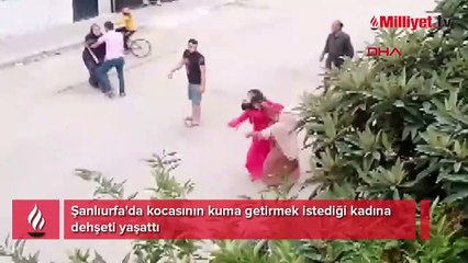 Şanlıurfa'da kocasının kuma getirmek istediği kadına dehşeti yaşattı!