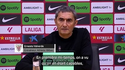 Valverde regrette de "repartir les mains vides" de Barcelone