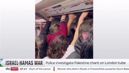 Tube driver 'free Palestine' chant 'disturbing', says Transport Secretary Mark Harper