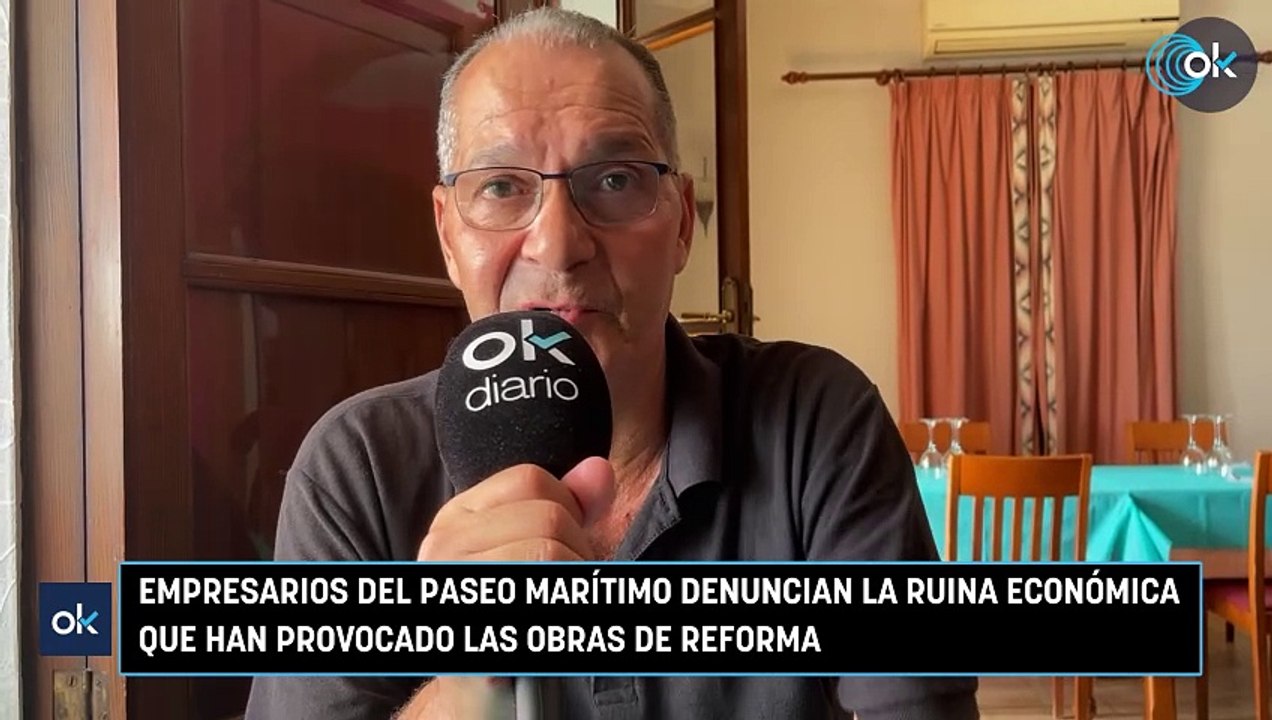 Empresarios del Paseo Marítimo denuncian la ruina económica que han provocado las obras de reforma