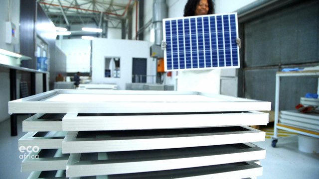 Harvesting energy with locally produced solar panels