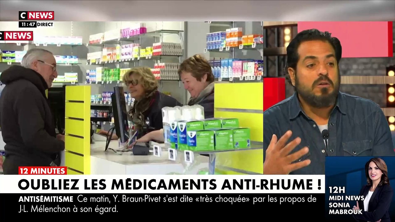 Mais pourquoi ne pas interdire les médicaments anti-rhume s'ils sont dangereux ? Un pharmacien, Bruno Fellous, répond en direct dans "Morandini Live" - Regardez