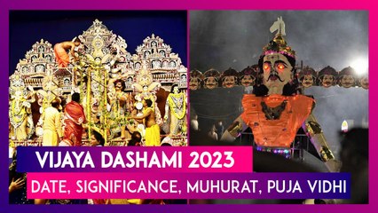 Download Video: Vijaya Dashami 2023: Date, Significance, Puja Vidhi & Durga Visarjan Muhurat On  Bijoya Dashami