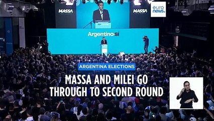 Argentine minister beats far-right populist in a surprise first-round victory