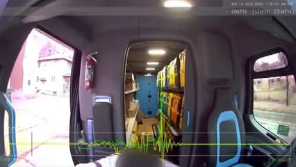 Mulher rouba carrinha da Amazon... e cai do veículo em movimento