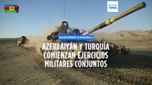 Azerbaiyán y Turquía comienzan ejercicios militares conjuntos cerca de la frontera con Armenia