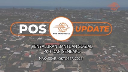 Kantor Pos Makassar Menyalurkan Bansos Sembako dan PKH di Triwulan ke 3