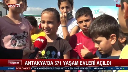 Antakya'da 571 yaşam evleri açıldı