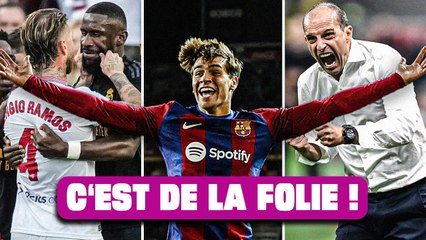 Guiu écrit l’histoire au Barça, Ramos et Allegri deviennent fous... le Zap du weekend !