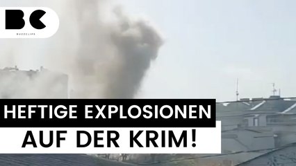 Heftige Explosionen erschüttern die Krim