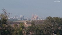 فيديو: استمرار الغارات الجوية الإسرائيلية على شمال قطاع غزة
