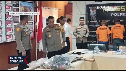 Enam Tersangka Perakit Senjata Api di Manokwari Tertangkap