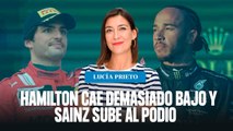 Hamilton cae demasiado bajo y Sainz sube al podio