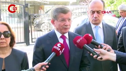 Davutoğlu, Erdoğan’dan görüşme talep edeceğini açıkladı