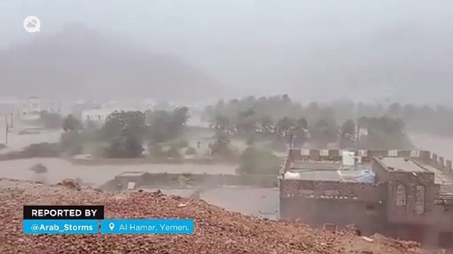 Dangerous Cyclone Tej wreaks havoc in Yemen.
