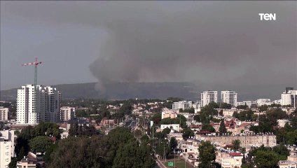 مشاهد للقصف الإسرائيلي على الحدود اللبنانية