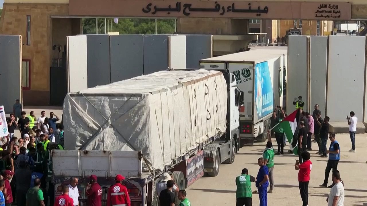 Dritter Hilfskonvoi erreicht den Gazastreifen