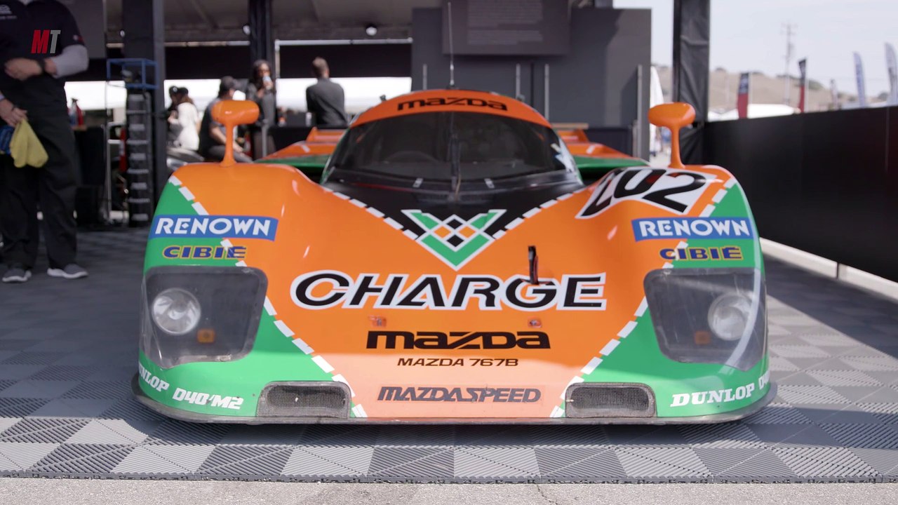 Mazda Historic Race Cars: Four-Rotary Icons at Laguna Seca - video ...