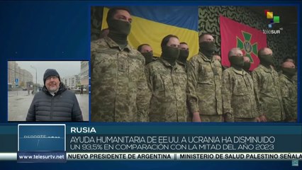 La ayuda humanitaria de EE.UU a Ucrania se reduce en el segundo semestre del año 2023