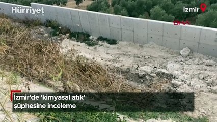 İzmir'de 'kimyasal atık' şüphesine inceleme
