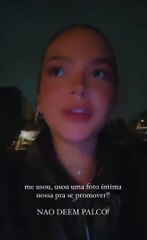 Mel Maia explica foto íntima com cantor e afirma ter sido usada