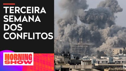 Novos bombardeios atingem Faixa de Gaza no 17º dia de guerra Israel-Hamas