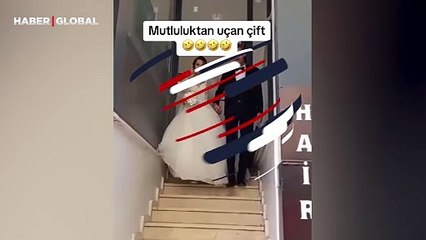 Gelin ve damadın talihsizliği sosyal medyada gündeme oturdu