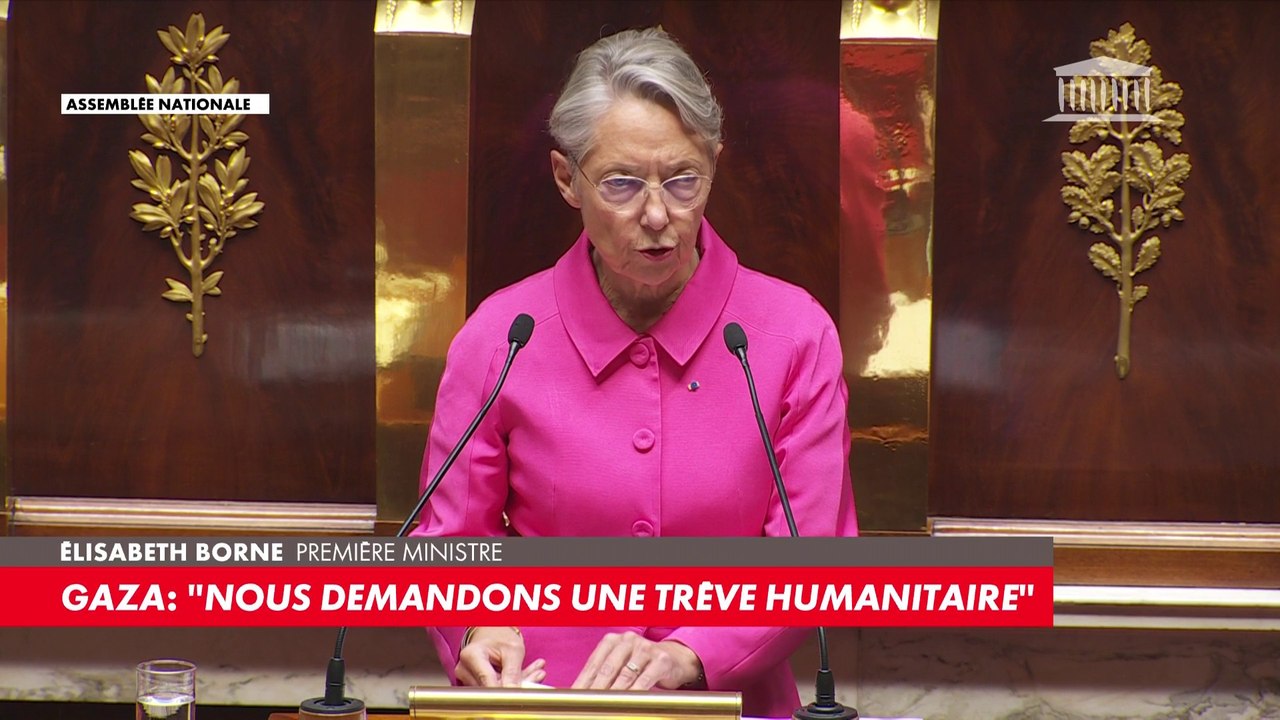 Élisabeth Borne : «Des garanties indispensables pour la sécurité d'Israël et un État pour les Palestiniens, c'est la ligne que la France défend»