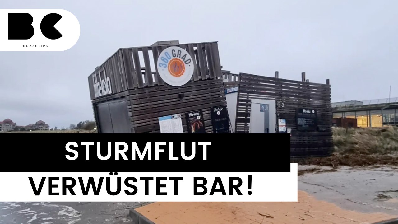 Fehmarn: Sturmflut zerstört beliebte Bar